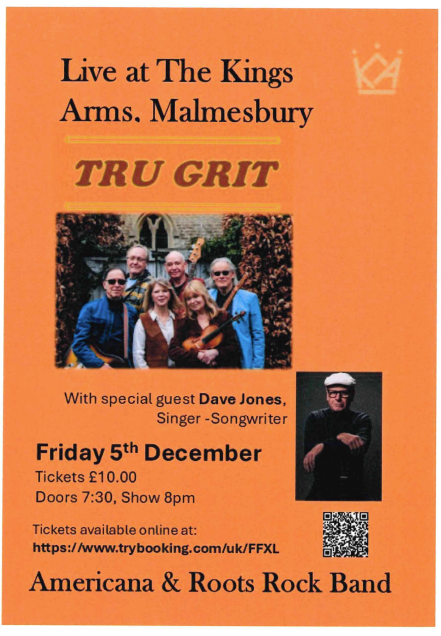 Tru Grit - Live at The Kings Arms with special guest Dave Jones